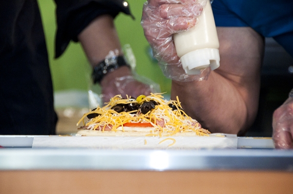 Photo Coverage: Celebrity Chef Robert Irvine Challenges ROCK OF AGES in Subway's Contest Image