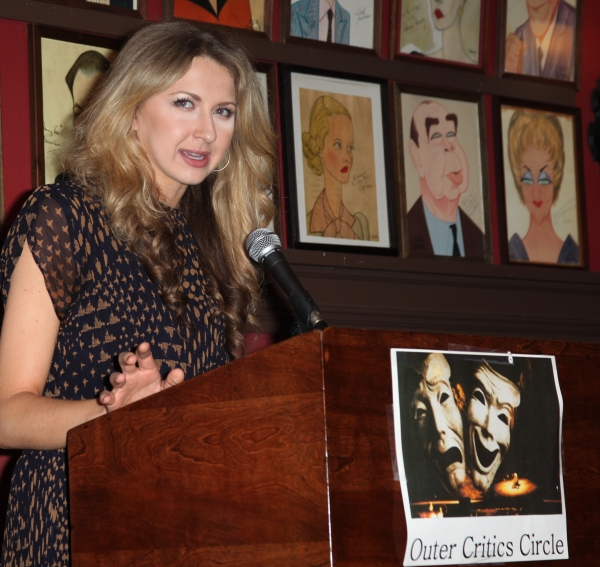 Nina Arianda attending the 61st Annual Outer Critics Circle Awards Party at Sardi's i Photo