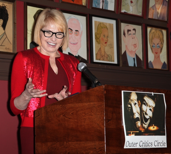 Ellen Barkin attending the 61st Annual Outer Critics Circle Awards Party at Sardi's i Photo