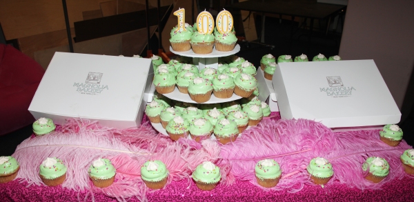 Will Swenson, Tony Sheldon & Nick Adams attending the Cupcake Toast celebrating 'Pris Photo