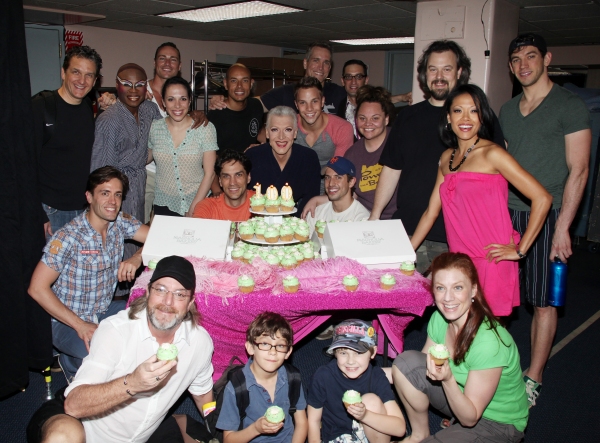 The Company attending the Cupcake Toast celebrating 'Priscilla Queen of the Desert' a Photo