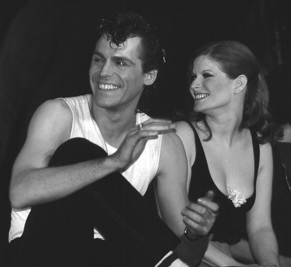  Jeff Conaway & Candice Earley on stage December 2, 1979 as Grease passed Fiddler on  Photo
