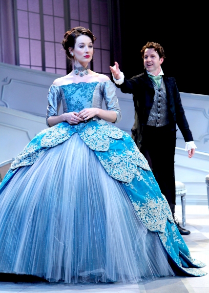 John Patrick Hayden as Alceste, the misanthrope, and Elizabeth A. Davis Photo