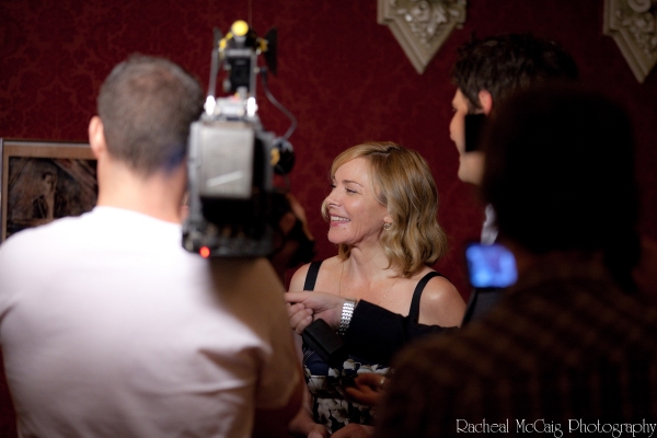 Kim Cattrall speaks to the media Photo
