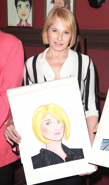 Ellen Barkin attends Sardi's unveils Caricatures of 'The Normal Heart' Tony Award Nom Photo