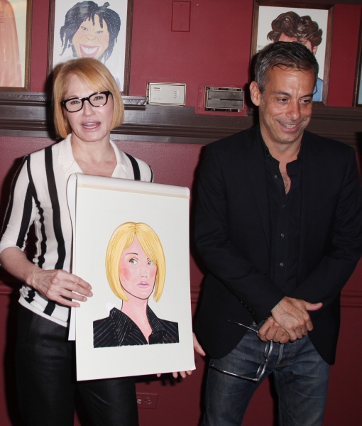 Ellen Barkin & Joe Mantello attends Sardi's Caricatures unveiling for 'The Normal Hea Photo