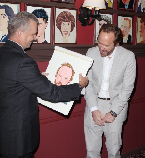 John Benjamin Hickey attends Sardi's unveils Caricatures of 'The Normal Heart' Tony A Photo