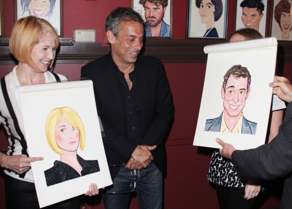 Ellen Barkin & Joe Mantello attends Sardi's unveils Caricatures of 'The Normal Heart' Photo
