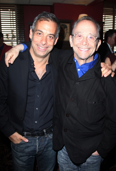 Joe Mantello & Joel Grey attends Sardi's unveils Caricatures of 'The Normal Heart' To Photo