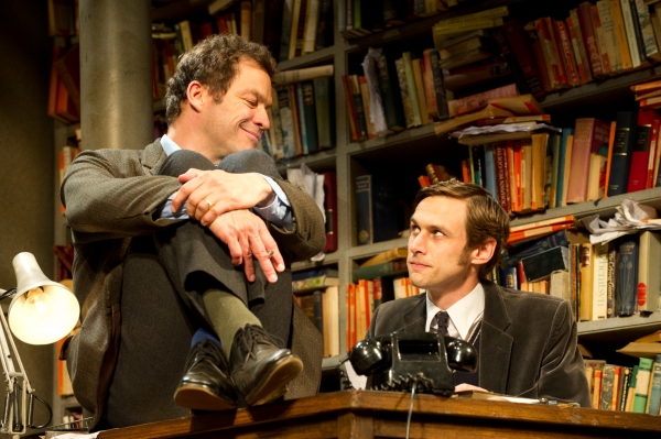  Dominic West (l) as Butley and Martin Hutson (r) as Joseph Keyston. 
 Photo