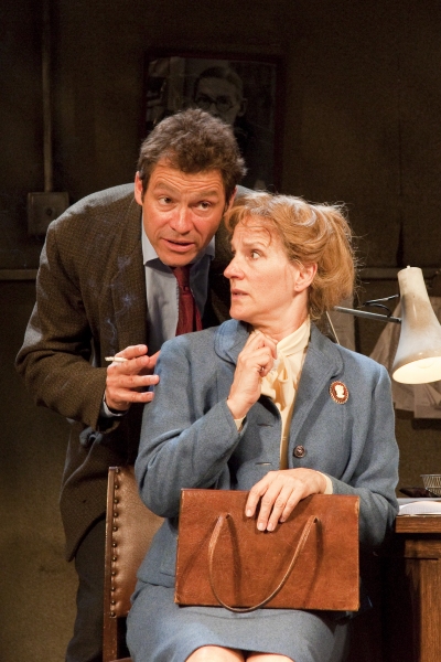  Penny Downie as Edna Shaft and Dominic West as Ben Butley Photo