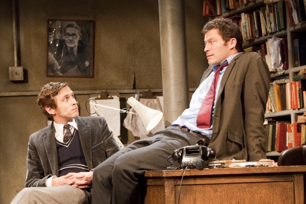  Dominic West as Ben Butley, right, and Martin Hutson as Joseph Keyston, left Photo