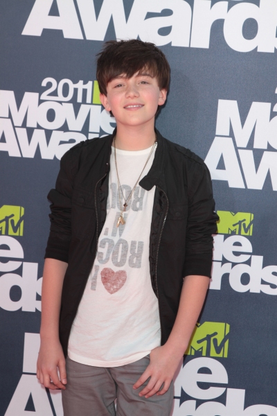 Greyson Chance pictured at the 2011 MTV Movie Awards Arrivals at Universal Studios' G Photo