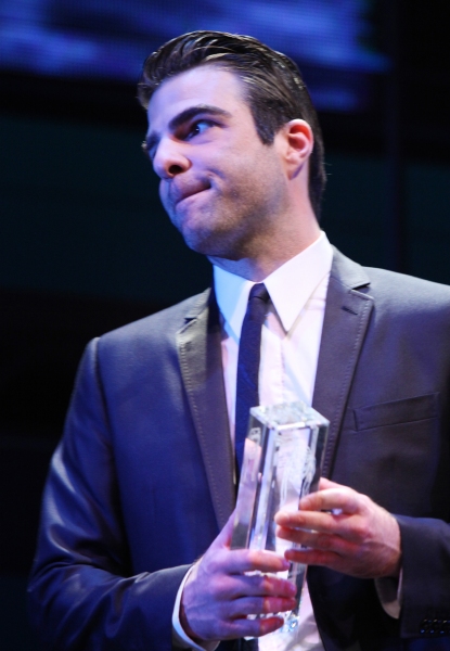 Zachary Quinto during the 2001 Theatre World Awards Presentation at the August Wilson Photo