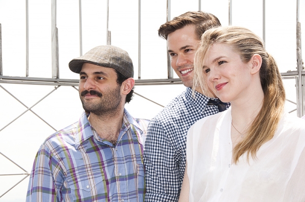 Arian Moayed, Andrew Rannells & Lily Rabe Photo