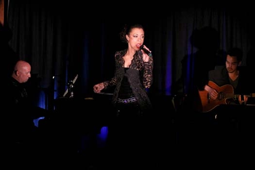 Gerald Sternbach, Valarie Pettiford and Nick Perez at Upright Cabaret's American Icon Photo