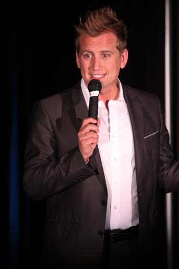 Producer/Host Chris Isaacson at Upright Cabaret's American Icon Series Photo