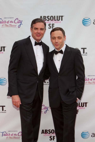  Choreographer Larry Keigwin (right) with boyfriend Chris Keesee Photo
