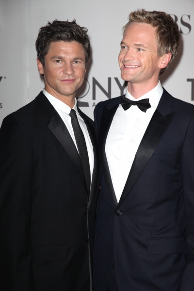 Neil Patrick Harris and David Burtka attending the  2011 Tony Awards at the Beacon Th Photo