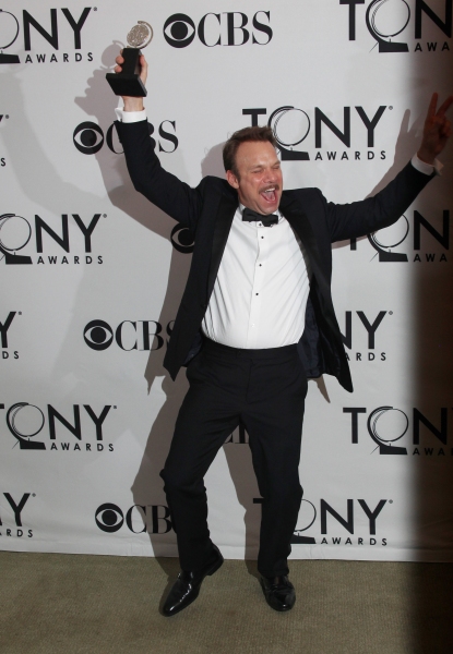 Norbert Leo Butz in the Press Room at The 65th Annual Tony Awards in New York City.  Photo