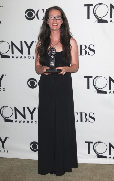 Paule Constable in the Press Room at The 65th Annual Tony Awards in New York City.  Photo