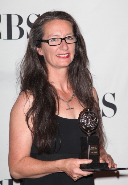 Paule Constable in the Press Room at The 65th Annual Tony Awards in New York City.  Photo