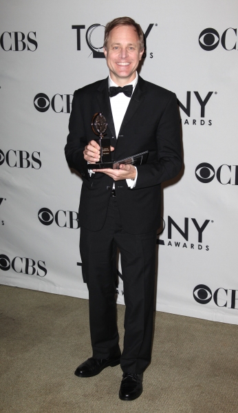 Scott Pask in the Press Room at The 65th Annual Tony Awards in New York City.  Photo