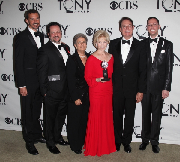 Daryl Roth and fellow producers pose with the award for Best Revival of a Play ' The  Photo