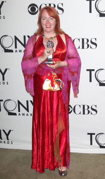 Rae Smith in the Press Room at The 65th Annual Tony Awards in New York City.  Photo