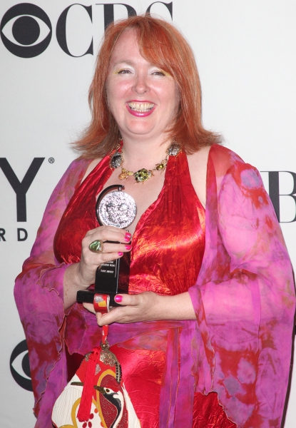Rae Smith in the Press Room at The 65th Annual Tony Awards in New York City.  Photo