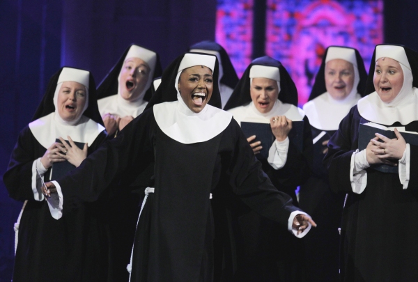 Patina Miller and the cast of 'Sister Act' perform during the American Theatre Wing's Photo