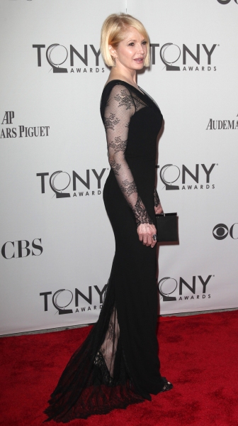 Ellen Barkin attending The 65th Annual Tony Awards in New York City.  Photo