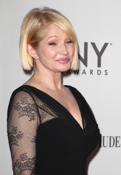 Ellen Barkin attending The 65th Annual Tony Awards in New York City.  Photo
