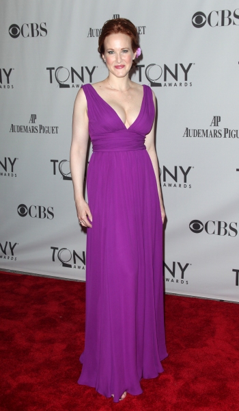 Katie Finneran attending The 65th Annual Tony Awards in New York City.  Photo