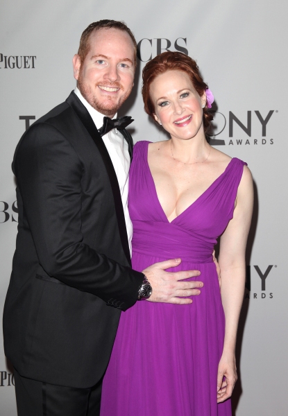 Katie Finneran & Darren Goldstein attending The 65th Annual Tony Awards in New York C Photo
