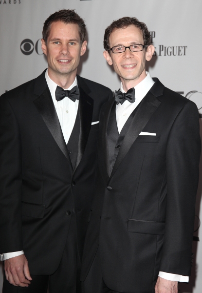 Adam Godley  & Partner attending The 65th Annual Tony Awards in New York City.  Photo