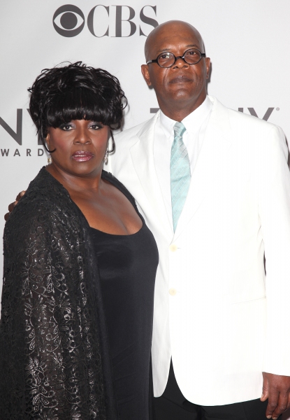 LaTanya Richardson; Samuel L. Jackson attending The 65th Annual Tony Awards in New Yo Photo