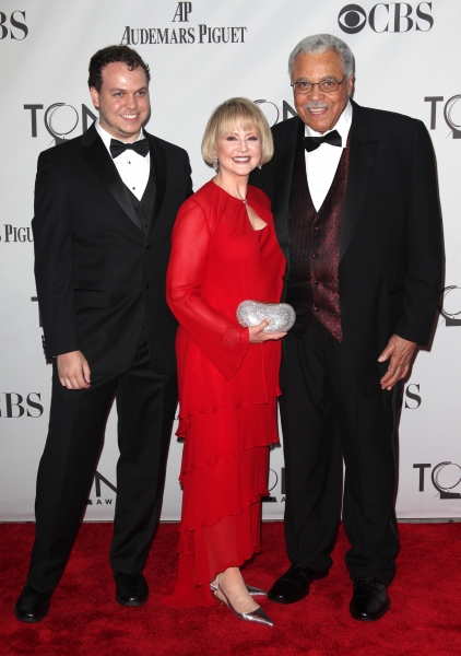 Cecilia Hart & James Earl Jones & son attending The 65th Annual Tony Awards in New Yo Photo