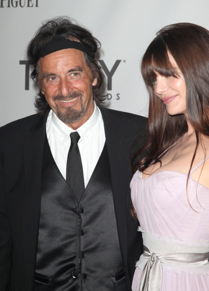 Al Pacino & Lucila Sola attending The 65th Annual Tony Awards in New York City.  Photo