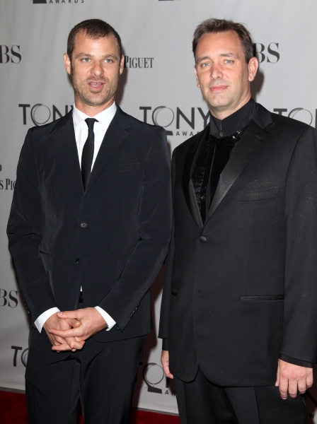 Matt Stone & Trey Parker attending The 65th Annual Tony Awards in New York City.  Photo