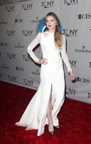 Lily Rabe attending The 65th Annual Tony Awards in New York City.  Photo