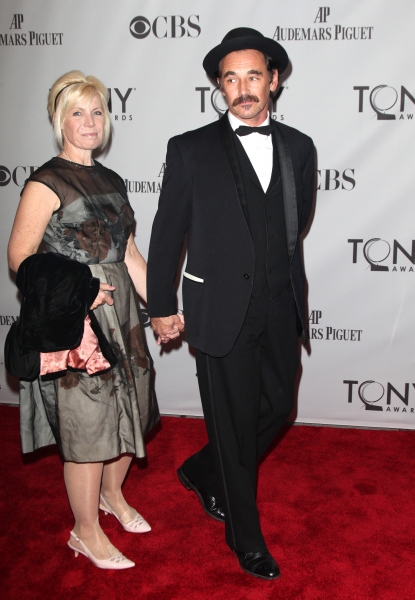 Mark Rylance & Claire van Kampen attending The 65th Annual Tony Awards in New York Ci Photo