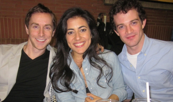 Adam Halpin, Nadine Malouf, and A.J. Shively Photo