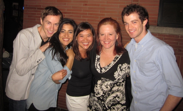 Adam Halpin,. Nadine Malouf, Lisa Helmi Johanson, Producer Suellen Vance,  A.J. Shive Photo