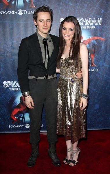 Reeve Carney & Jennifer Damiano attending the ''Spider-Man Turn off the Dark'' Openin Photo