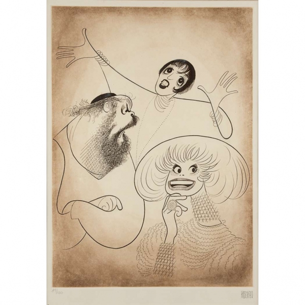 Photo Coverage: Al Hirschfeld Drawings Up for Auction & More for 108th Late Birthday Image