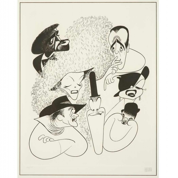 Photo Coverage: Al Hirschfeld Drawings Up for Auction & More for 108th Late Birthday Image