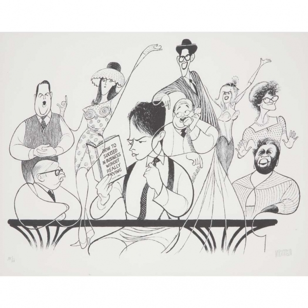 Photo Coverage: Al Hirschfeld Drawings Up for Auction & More for 108th Late Birthday Image