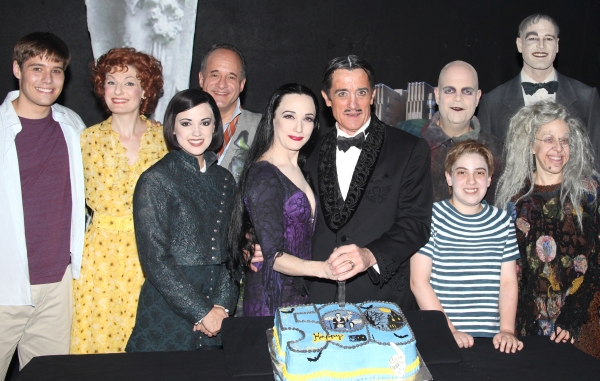 Jesse Swenson, Becca Ayers, Rachel Potter, Adam Grupper, Bebe Neuwirth, Roger Rees, B Photo