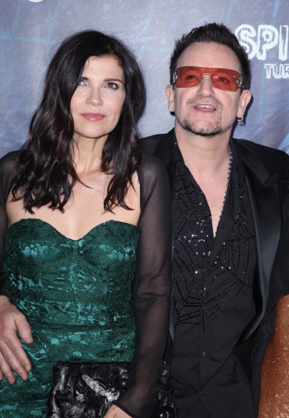 Ali Hewson & Bono attending the Opening Night Performance of 'Spider-Man Turn Off The Photo